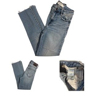 Hidden Jeans High Rise Distressed Straight Leg Jean